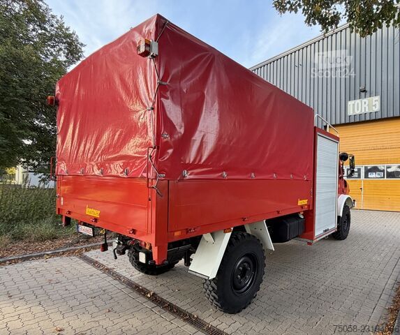 Autokran Unimog U1550 - 4x4 - 14 TKm - Feuerwehr
