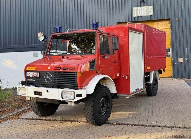 Autokran Unimog U1550 - 4x4 - 14 TKm - Feuerwehr