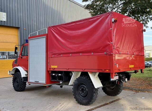 Autokran Unimog U1550 - 4x4 - 14 TKm - Feuerwehr