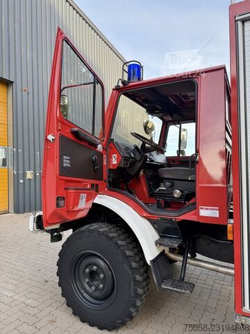 Autokran Unimog U1550 - 4x4 - 14 TKm - Feuerwehr