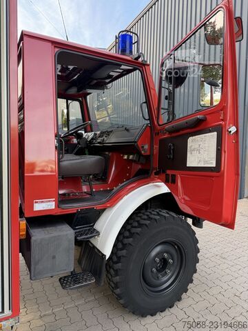 Autokran Unimog U1550 - 4x4 - 14 TKm - Feuerwehr