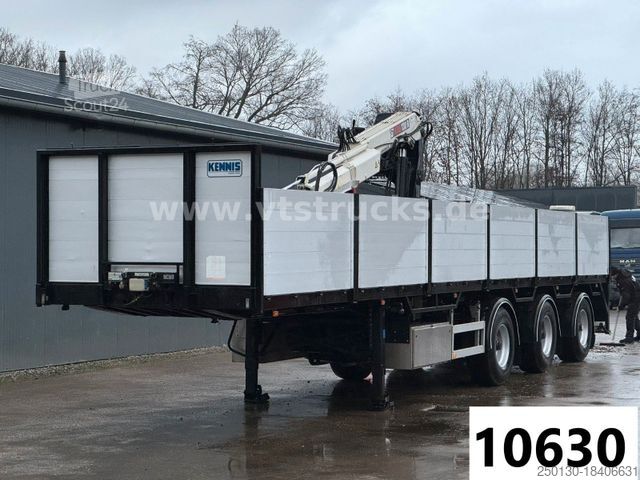 Полуремарке PACTON T3 Roll Kran Auflieger Hiab 130R Lift/Lenk/Lenk