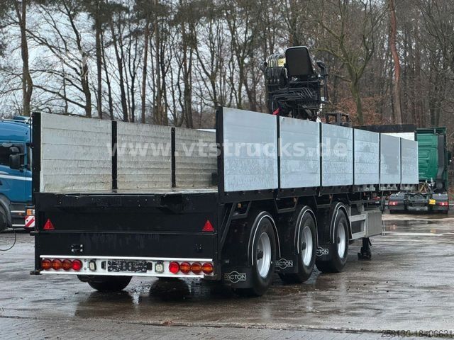 Полуремарке PACTON T3 Roll Kran Auflieger Hiab 130R Lift/Lenk/Lenk