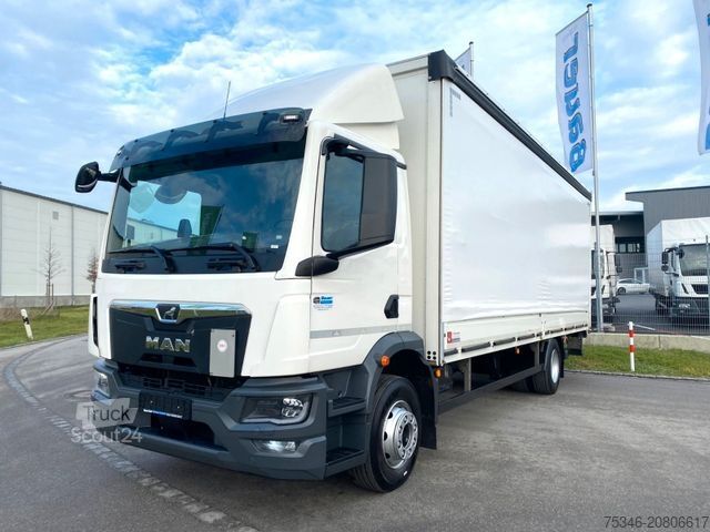 Camion plateau avec bâche MAN TGM18.290/LL/Pritsche7,25m/2xSchiebeplane/LBW2To