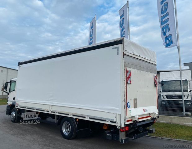 Camion plateau avec bâche MAN TGM18.290/LL/Pritsche7,25m/2xSchiebeplane/LBW2To