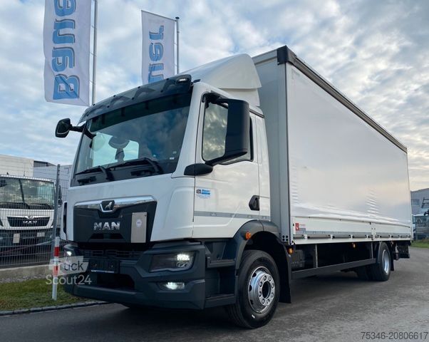 Camion plateau avec bâche MAN TGM18.290/LL/Pritsche7,25m/2xSchiebeplane/LBW2To