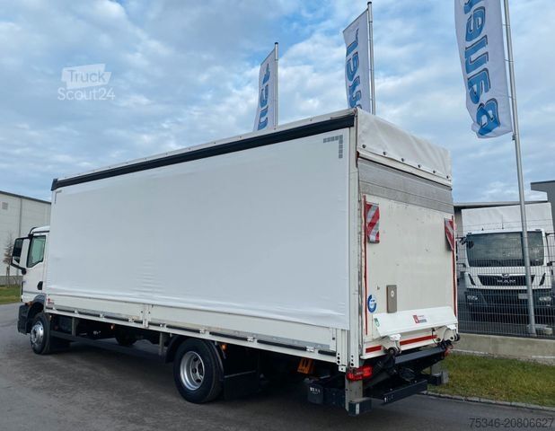 Camion plateau MAN TGM18.290/LL/Pritsche7,25m/2xSchiebeplane/LBW2To