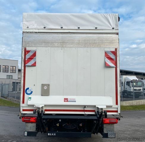 Camion plateau MAN TGM18.290/LL/Pritsche7,25m/2xSchiebeplane/LBW2To