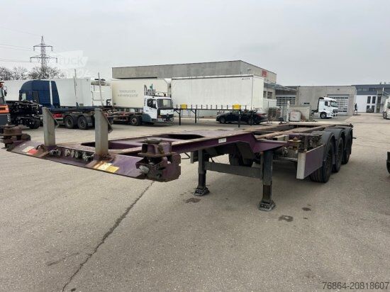 Náves s výmennou nadstavbou  M&V CHASSIS LIFTACHSE MITTE-HECKAUSSCHUB