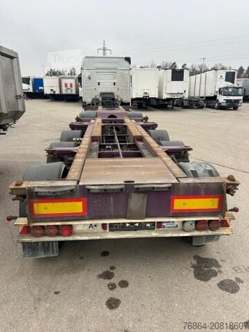 Náves s výmennou nadstavbou  M&V CHASSIS LIFTACHSE MITTE-HECKAUSSCHUB