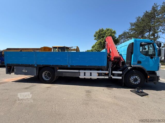 Camião-grua Volvo FE 240 - 19T + CRANE HMF 1560 K4 + RADIO - MANU...