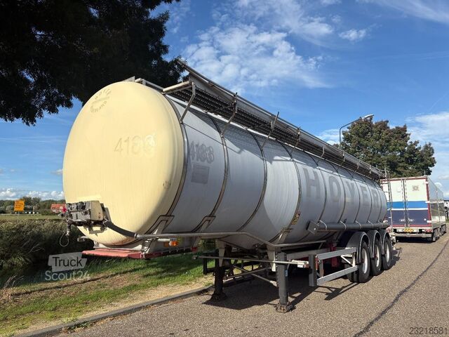 Burg BPO 12-27 ZGZXX 32 600 liter / 3-kammare / Kemikalier L4BH / ADR / NL släp LT4755 Burg BPO 12-27 ZGZXX 32600 Ltr / 3 Kammer / Chemie L...