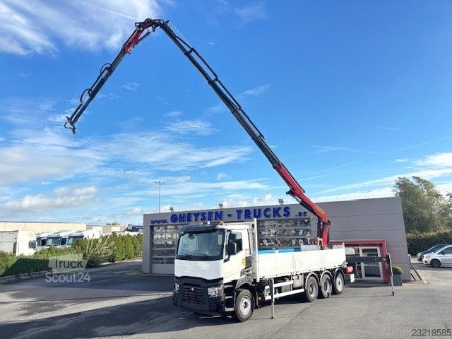 Кран-манипулятор на шасси грузовика RENAULT C430-8X4-PALFINGER PK33002EH+JIB-26M!!-FUNK-EUR6