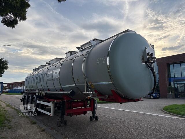 Van Hool 3D0004 33 500 l / 1 kammare / Kemikalie L4BH / ADR / NL Släp LT4753 Van Hool 3D0004 33500 Ltr / 1 Kammer / Chemie L4BH / ADR...