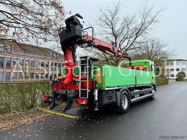 Platform aanhanger MAN TGS 18.360 Fassi F145AS22 Baustoff/Eu5