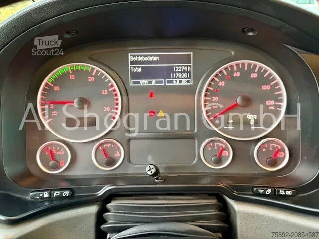 Platform aanhanger MAN TGS 18.360 Fassi F145AS22 Baustoff/Eu5