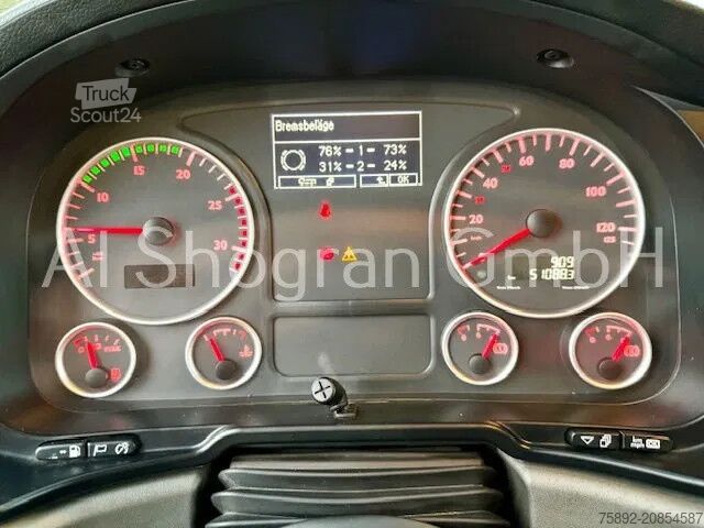 Platform aanhanger MAN TGS 18.360 Fassi F145AS22 Baustoff/Eu5