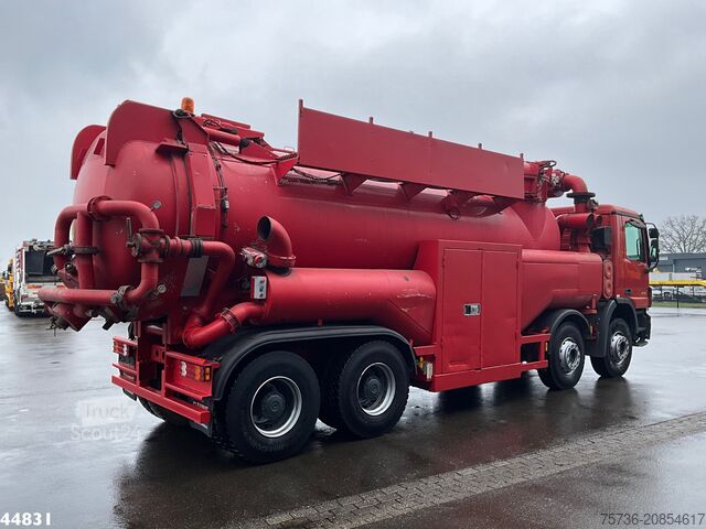 Suction vehicle Mercedes-Benz Actros 4141 8x4 RVS Naaktgeboren drogestoffen J...