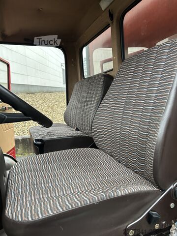 Flatbed truck with historic (H) license plate Mercedes-Benz 711 D