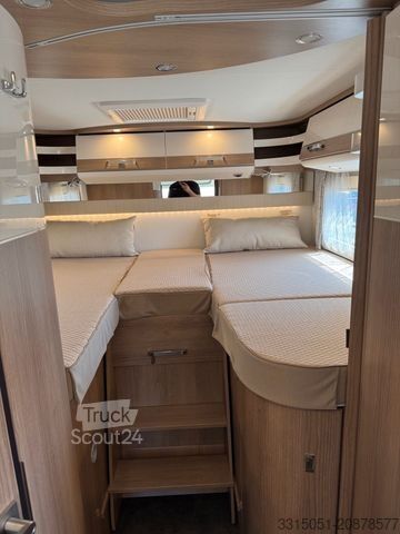 Camper integrale MALIBU I 460/490 KB LE Lithium+TV+Markise+Solar+Hubbett