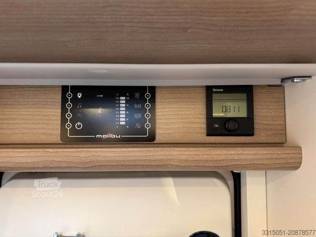 Camper integrale MALIBU I 460/490 KB LE Lithium+TV+Markise+Solar+Hubbett