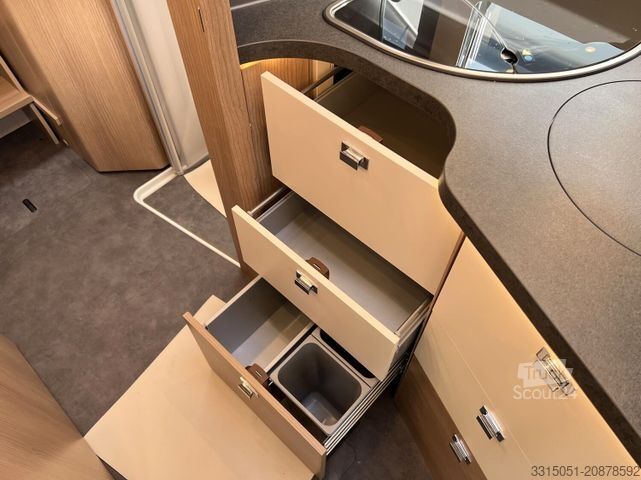 Polintegriran avtodom MALIBU T 450 RB LE Lithium+TV+Hubbett+Kamera