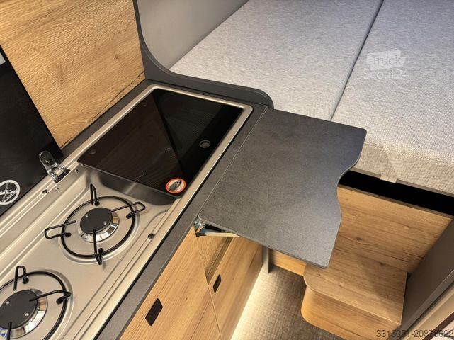 Kamper CLEVER Aventuro 600 SOFORT+Solar+Lithium+Wechselr