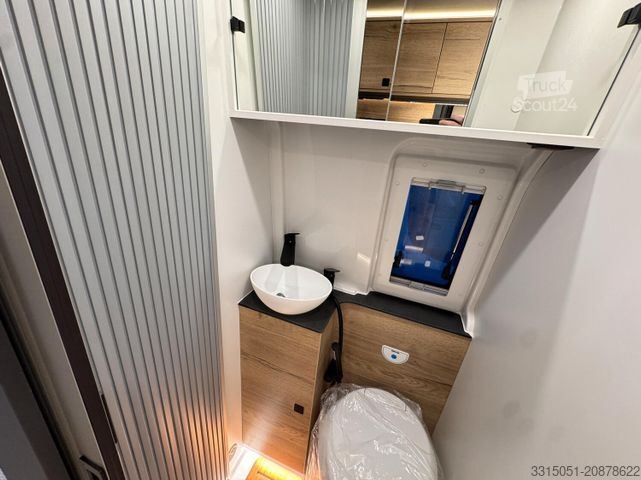 Kamper CLEVER Aventuro 600 SOFORT+Solar+Lithium+Wechselr