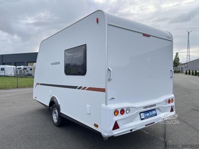 Kemperis WEINSBERG CaraCito 390 QD 1350kg+Dusche+Steckdosen-Paket