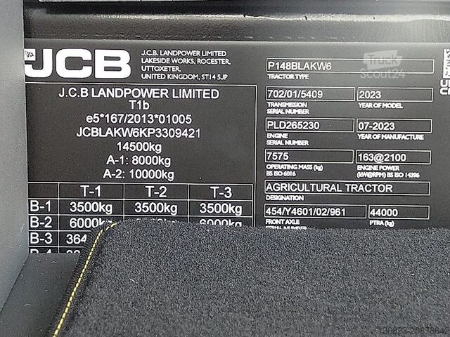 Tractor JCB Fastrac 4220 I-CON Voll