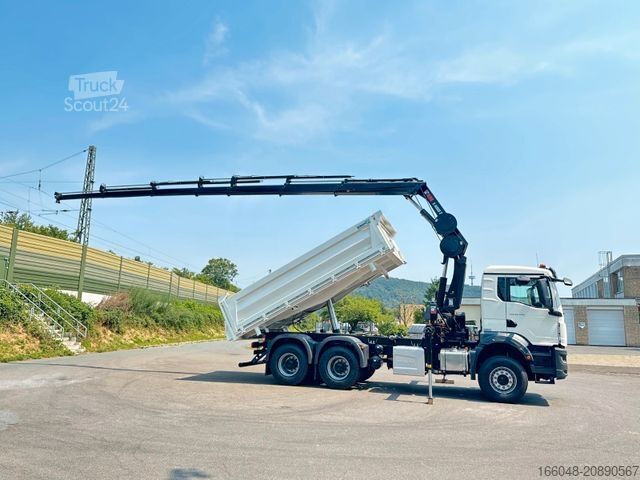  MAN TGS 33.440 6x4 /3-Seiten- Kipper /  HIAB 228-6
