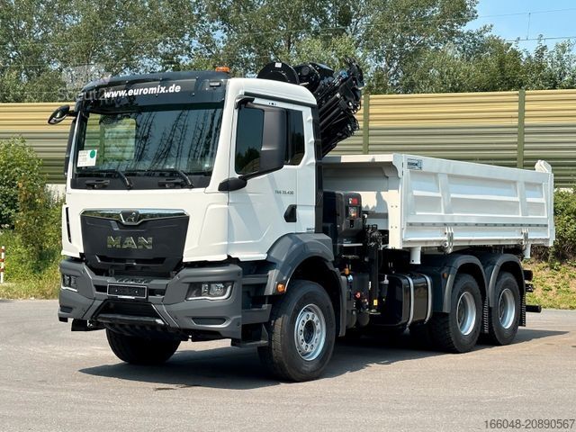  MAN TGS 33.440 6x4 /3-Seiten- Kipper /  HIAB 228-6