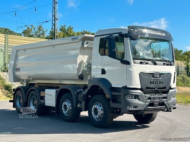 Tippbil MAN TGS 41.480 BB 8X4 Euromix Mulden Kipper HARDOX