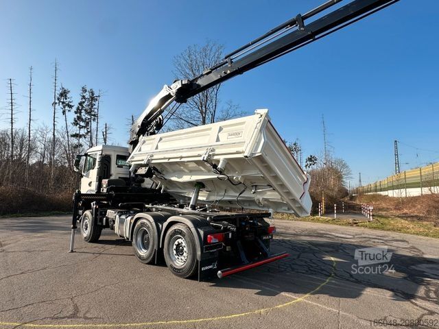 MAN TGS 28.440 6x4-4/3-Seiten- Kipper / Hiab 228-6