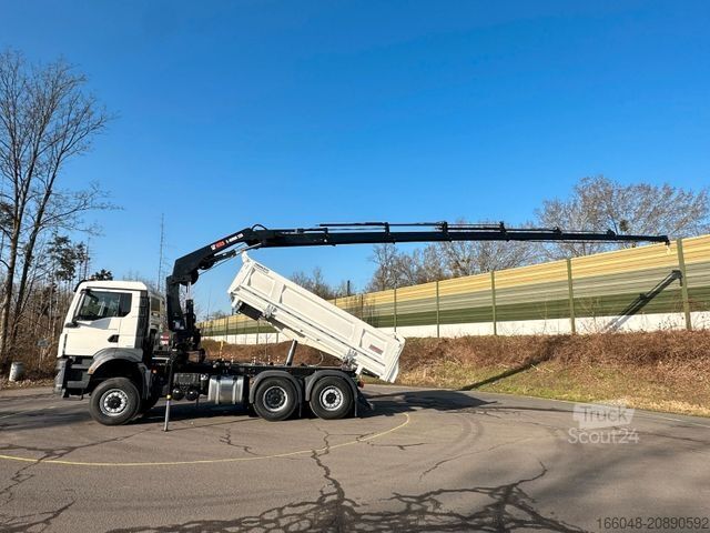  MAN TGS 28.440 6x4-4/3-Seiten- Kipper / Hiab 228-6