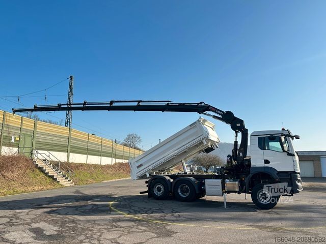  MAN TGS 28.440 6x4-4/3-Seiten- Kipper / Hiab 228-6