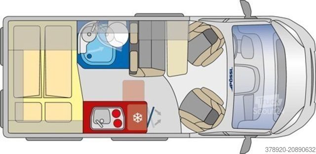 Camper van PÖSSL Summit 540 Aufstelldach