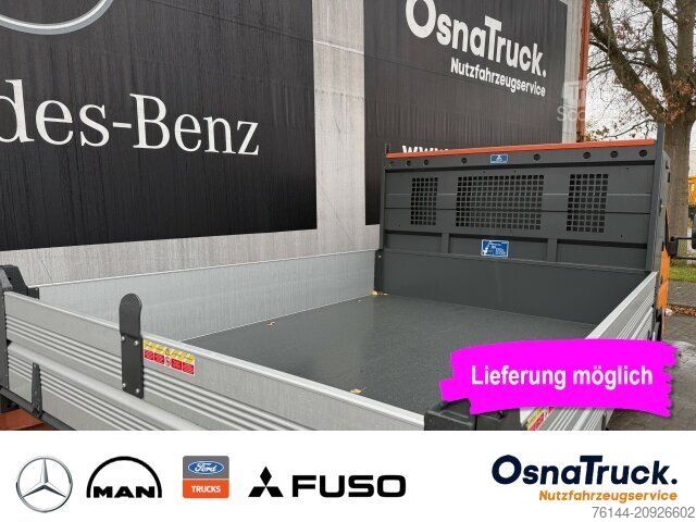 Tippbil skåpbil MITSUBISHI 3C15 AMT Hinterkipper+Box Klima,AHK3,5t,Diff.-Sp