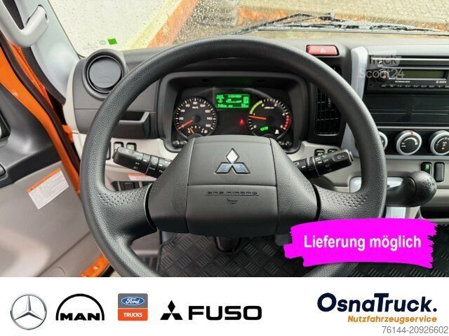 Tippbil skåpbil MITSUBISHI 3C15 AMT Hinterkipper+Box Klima,AHK3,5t,Diff.-Sp