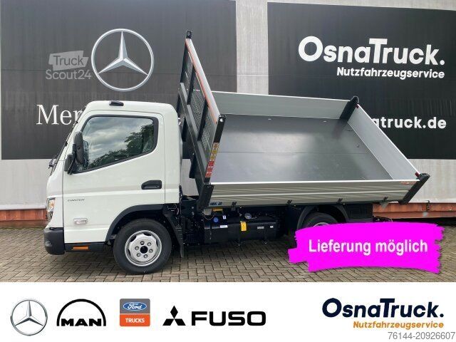 Tippbil skåpbil MITSUBISHI 3C15 AMT 3-Seitenkipper Klima,AHK 3,5t,Diffsperr