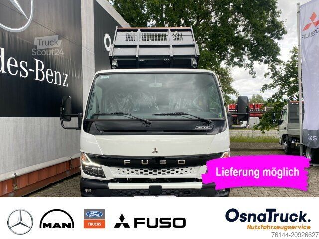 Billenőplatós furgon FUSO 3C15 AMT 3-Seitenkipper Klima,AHK 3,5t,Diffsperr