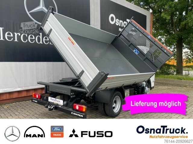 Billenőplatós furgon FUSO 3C15 AMT 3-Seitenkipper Klima,AHK 3,5t,Diffsperr