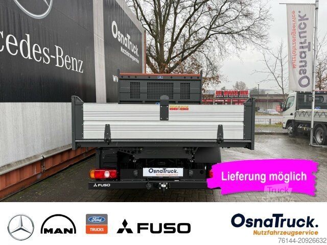 Tippbil skåpbil MITSUBISHI 3C15 Hinterkipper + Box Klima,AHK 3,5t,Diff.-Sp.