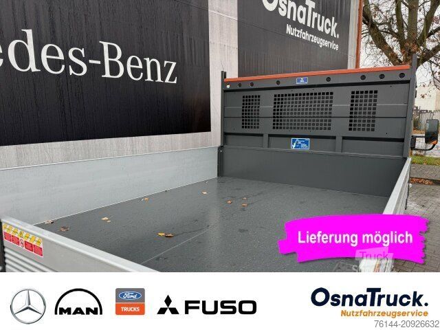 Tippbil skåpbil MITSUBISHI 3C15 Hinterkipper + Box Klima,AHK 3,5t,Diff.-Sp.