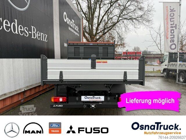 Tippbil skåpbil MITSUBISHI 3C15 Hinterkipper + Box Klima,AHK 3,5t,Diff.-Sp.