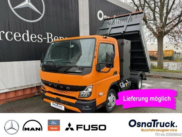 Billenőplatós furgon FUSO 3C15 Hinterkipper + Box Klima,AHK 3,5t,Diff.-Sp.