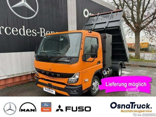 Billenőplatós furgon FUSO 3C15 Hinterkipper + Box Klima,AHK 3,5t,Diff.-Sp.