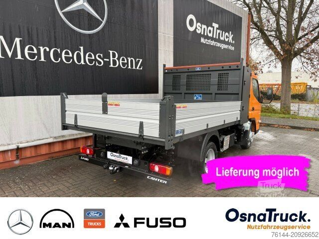 Billenőplatós furgon FUSO 3C15 Hinterkipper + Box Klima,AHK 3,5t,Diff.-Sp.