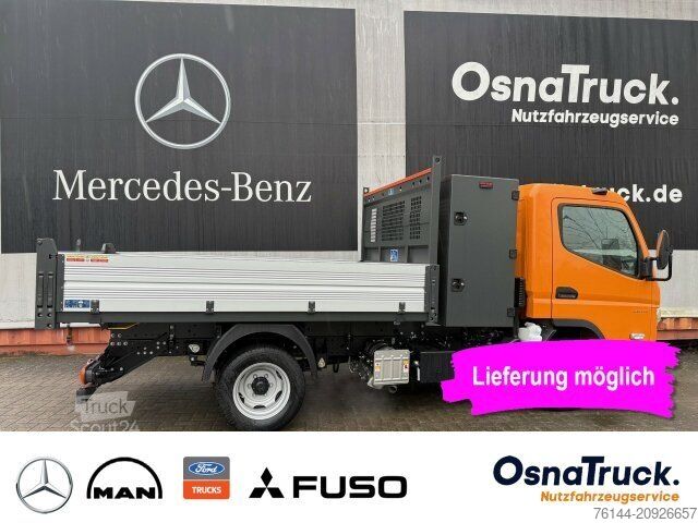 Billenőplatós furgon FUSO 3C15 AMT Hinterkipper+Box Klima,AHK3,5t,Diff.-Sp