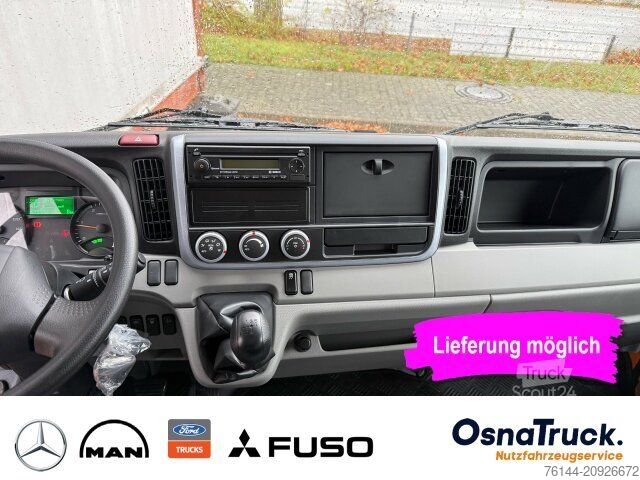 Tippbil skåpbil MITSUBISHI 3C15 Hinterkipper + Box Klima,AHK 3,5t,Diff.-Sp.